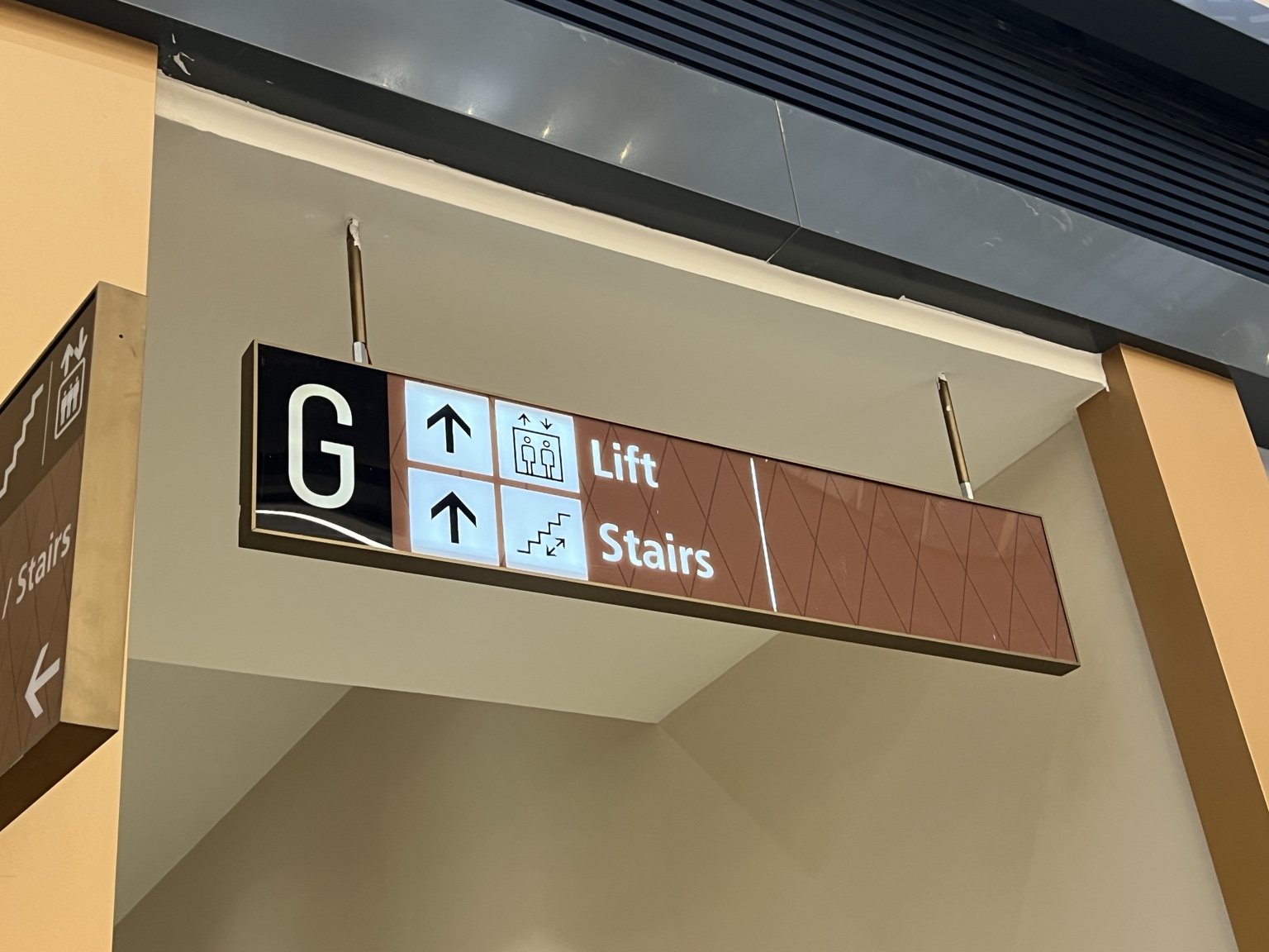 Central Market directional signage